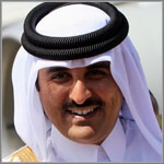 أمير قطر يبحث مع منصور بن زايد وعبدالله بن زايد تعزيز العلاقات الأخوية