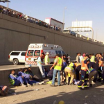وفاة شخص وإصابة 60 في حادث سقوط حافلة بالرياض