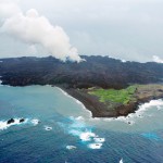جزيرة بركانية يابانية مهددة بالانهيار