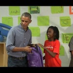 بالفيديو.. طفلة تعترف لأوباما بأنها تفضل بيونسيه عليه!