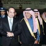 الرئيس المصري يزور العاهل السعودي بالرياض