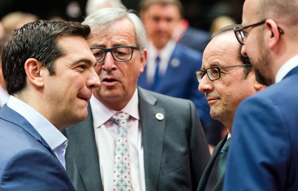 اقتراح مشروع تسوية لإبقاء اليونان في منطقة اليورو