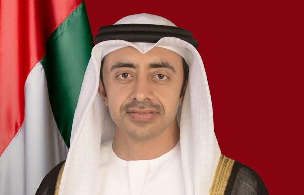 عبدالله بن زايد يتلقى اتصالا من كيري للتعزية باستشهاد 22 من جنود الإمارات