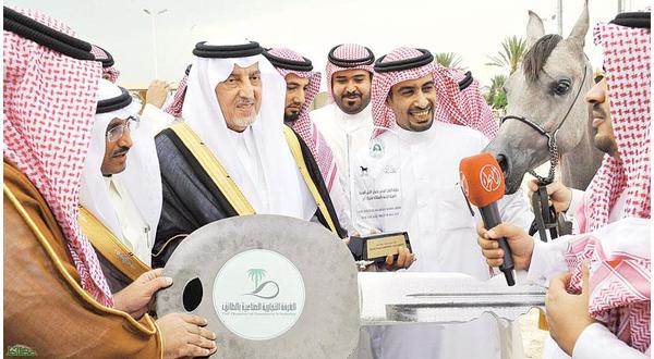 الفيصل يتوج الفائزين بجوائز «بطولة الخيل»