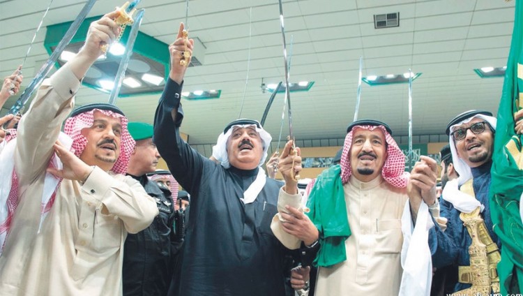 خادم الحرمين يرعى حفل العرضة السعودية ضمن نشاطات «الجنادرية 30 »