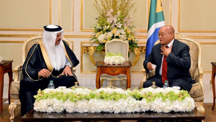 رئيس جمهورية جنوب افريقيا يستقبل أمين عام مجلس التعاون