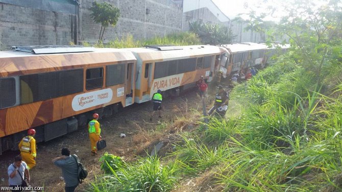 اصطدام قطارين في كوستاريكا يؤدي لإصابة 80 شخصا