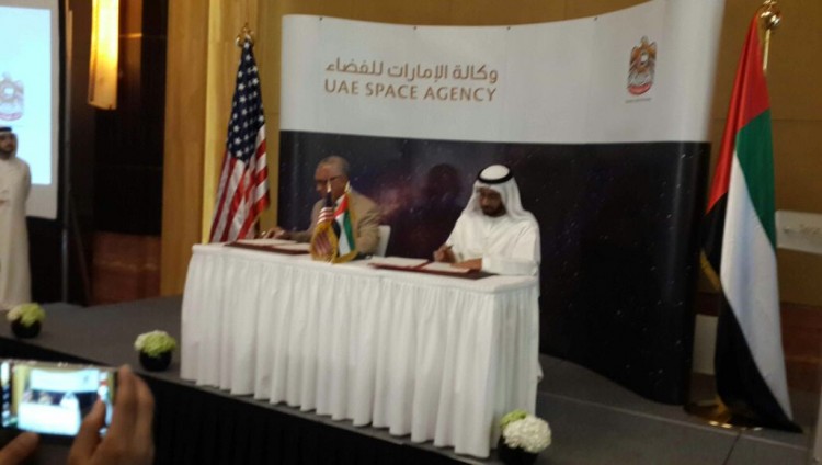 توقيع مذكرة تفاهم بين وكالة الإمارات للفضاء و”ناسا”