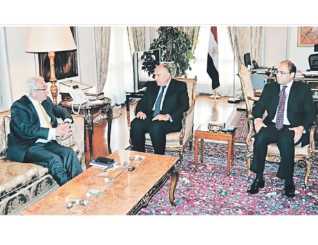 مصر والنرويج تبحثان استئناف عملية السلام وجهود المصالحة الفلسطينية