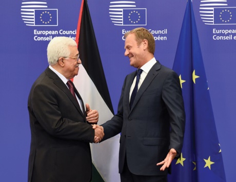 عباس يدعو الاتحاد الأوروبي إلى المساعدة على إنهاء الاحتلال