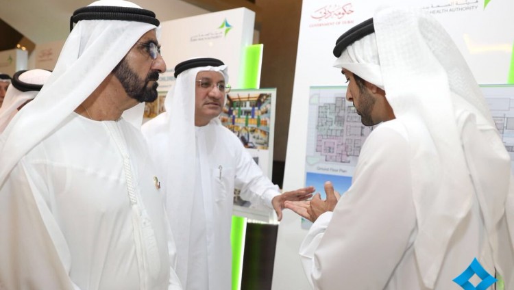 محمد بن راشد يزور هيئة الصحة في دبي ويطلع على أهم المشاريع الحيوية للهيئة