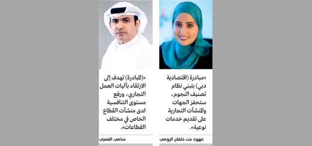 تطبيق «نظام النجوم العالمي لتصنيف الخدمات» على المنشآت التجارية في دبي