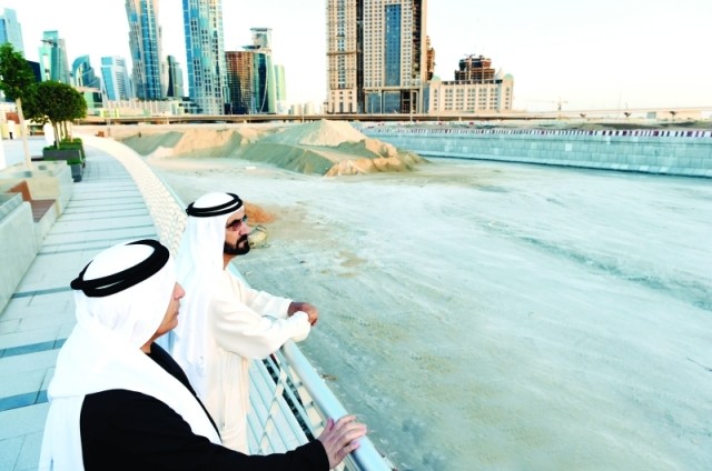 محمد بن راشد يفتتح قناة دبي المائية اليوم