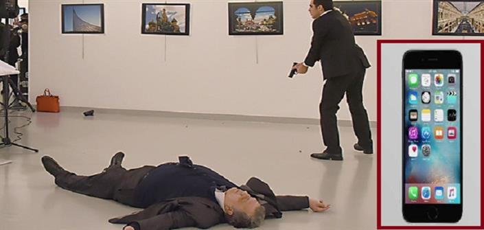 آيفون قد يفك لغز اغتيال السفير الروسىي فى أنقرة