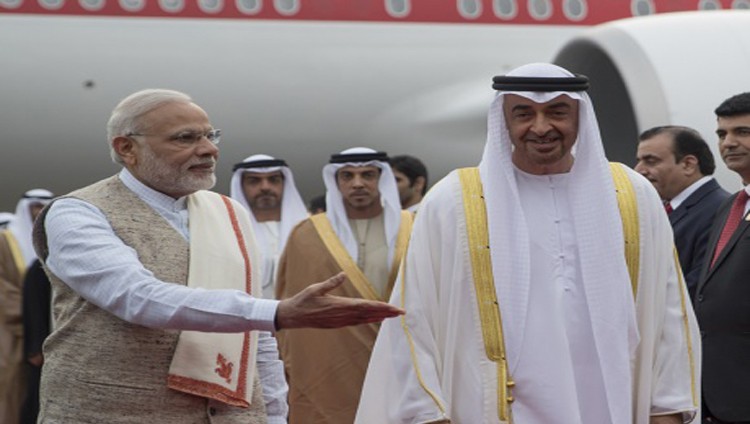 محمد بن زايد: الهند شريك في التنمية ومواجهة الإرهاب