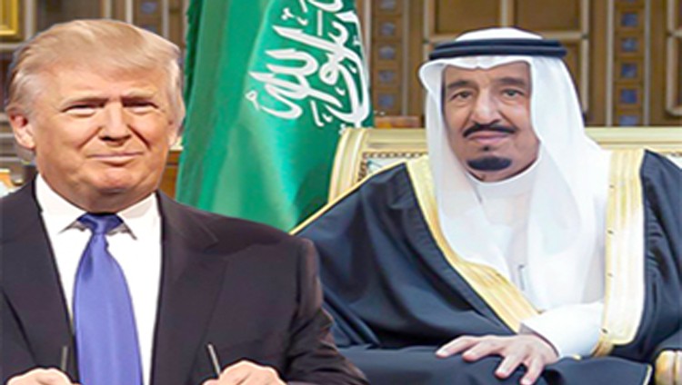 العاهل السعودي وترامب يتفقان على مناطق آمنة بسوريا واليمن