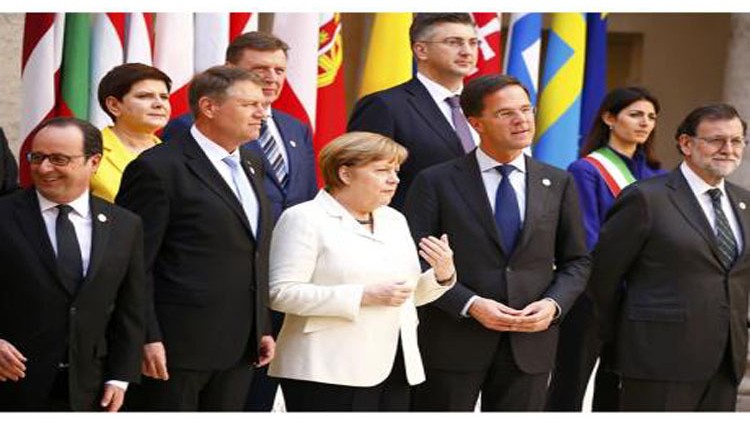قادة أوروبا يتعهدون بالوحدة في ذكرى تأسيس «الاتحاد»