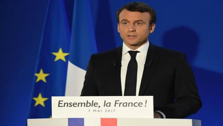 ماكرون في خطاب النصر: سندافع عن فرنسا وأوروبا ونحارب الإرهاب والانقسامات