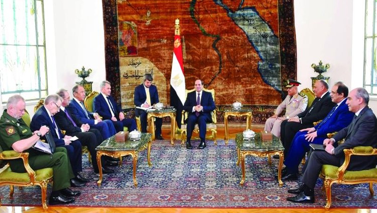 محادثات مصرية روسية بشأن التعاون ضد الإرهاب