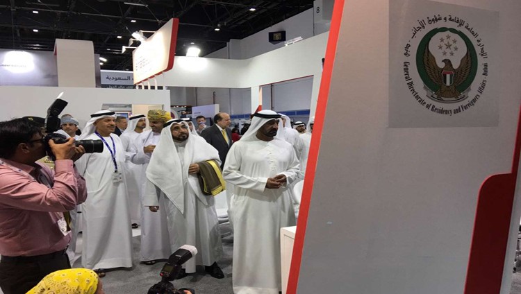 الشيخ احمد بن سعيد يفتتح معرض المطارات 2017