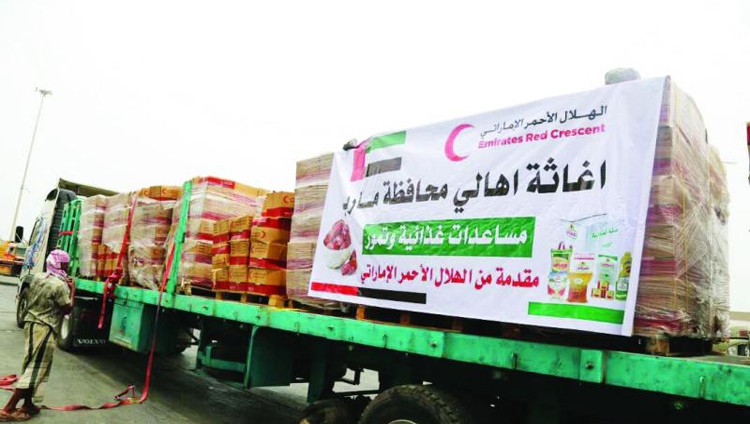 سفينة إماراتية لإغاثة الشعب اليمني