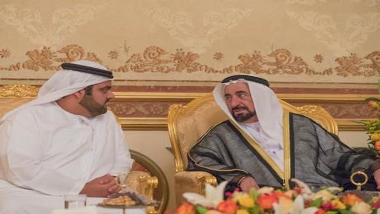 سلطان يتلقى التهاني بشهر رمضان من محمد بن حمد والشيوخ وأعيان البلاد