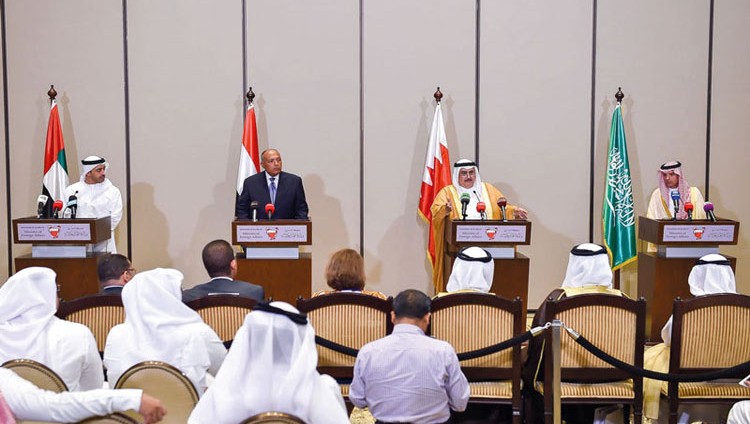 الدول الأربع: تنفيذ المطالب والتوقف عن دعـم الإرهاب شـــرط الحــوار مع قطر