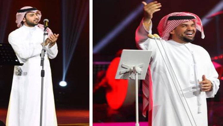 حسين الجسمي وفؤاد عبدالواحد ينشران البهجة في الرياض