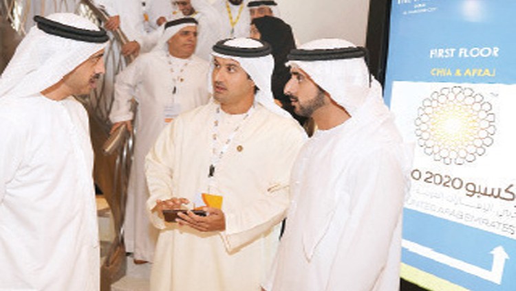 حمدان بن محمد وعبدالله بن زايد يحضران اجتماع المشاركين الدوليين في «إكسبو دبي» 2020
