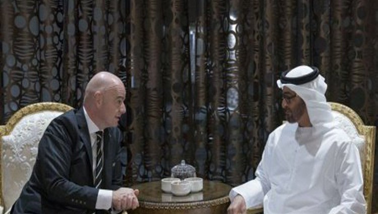 محمد بن زايد يستقبل رئيس «الفيفا» ويؤكد: دعم الإمارات للرياضة يسهم في التبادل الثقافي بين الشعوب
