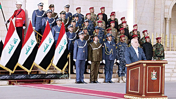 العبادي يعلن رسمياً تحرير العراق بالكامل من «داعش»