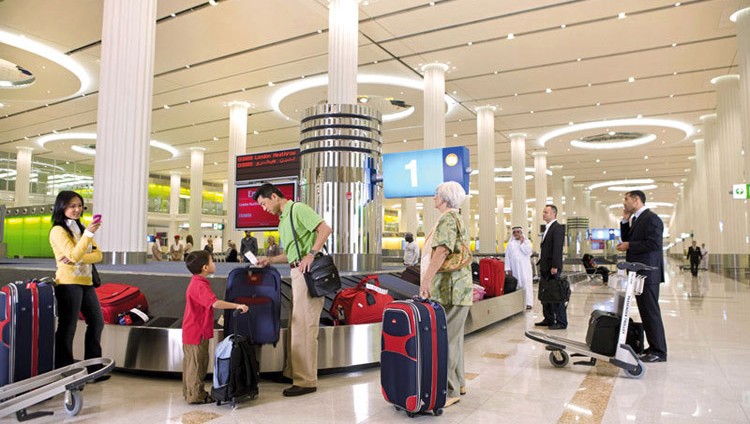 91 مليون مسافر عبر مطارات دبي دون بلاغات مجهولة