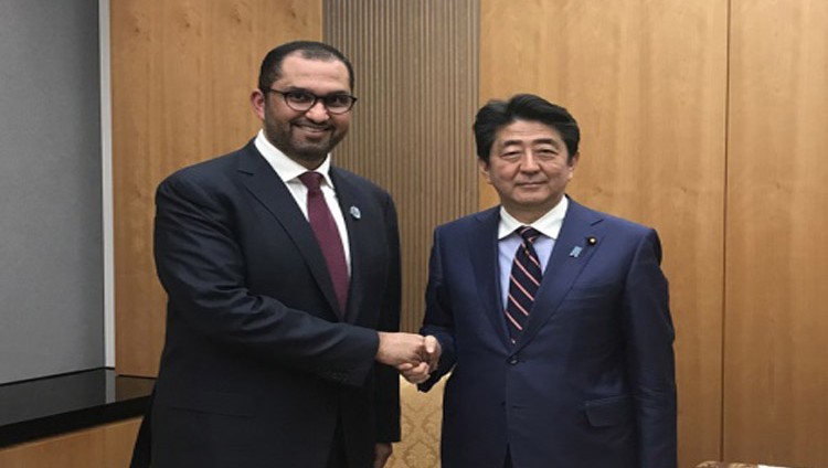 الجابر يبحث تعزيز الشراكات الاستراتيجية مع طوكيو