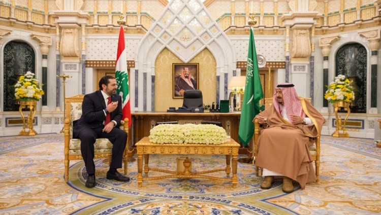الملك سلمان يبحث مع الحريري مستجدات لبنان