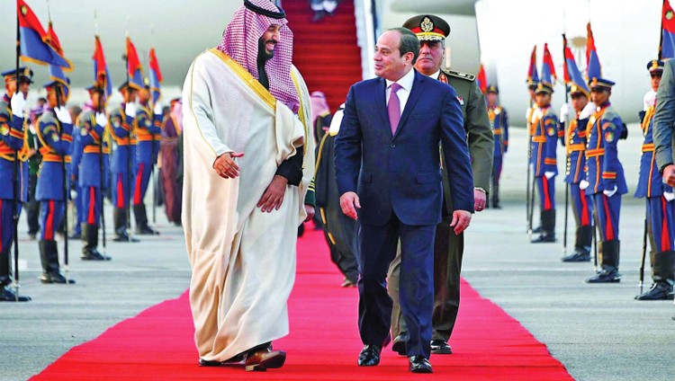 مصر تستقبل محمد بن سلمان باحتفالات استثنائية