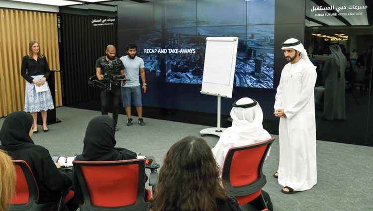 حمدان بن محمد يطلق الدورة الرابعة من «مسرعات دبي المستقبل»