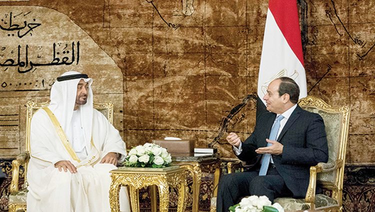 محمد بن زايد والرئيس المصري يبحثان العلاقات الثنائية والتحديات في المنطقة