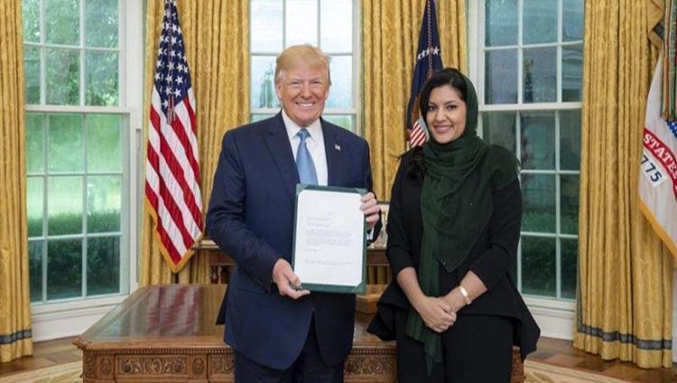 الرئيس الأميركي يستقبل سفيرة السعودية في البيت الأبيض