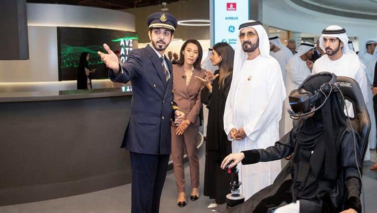 محمد بن راشد يفتتح أربعة مختبرات مستقبلية في منطقة 2071