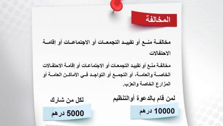 شرطة أبوظبي تحذر من التهاون في تطبيق الإجراءات الاحترازية لكورونا