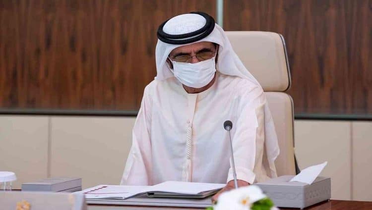 محمد بن راشد يترأس أول اجتماع حضوري لمجلس الوزراء