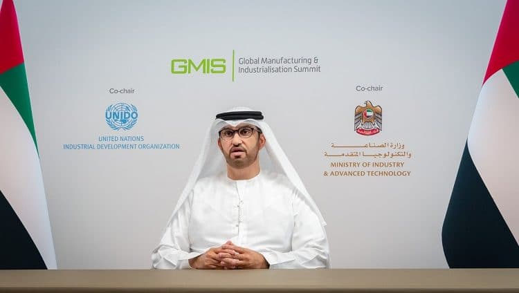 سلطان الجابر : الإمارات ماضية من خلال رؤية القيادة الرشيدة في التركيز على الاستفادة من التكنولوجيا الحديثة لتعزيز نمو الصناعات الوطنية والارتقاء بتنافسيتها