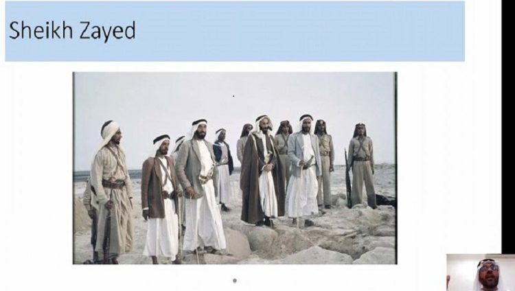 في محاضرة افتراضية .. الأرشيف الوطني يسرد تاريخ الشيخ زايد في العين وإنجازاته