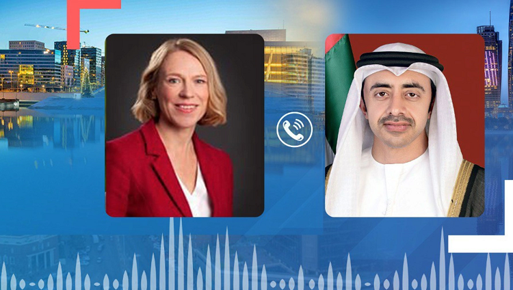 عبدالله بن زايد يبحث هاتفياً مع وزيرة خارجية النرويج تعزيز العلاقات الثنائية