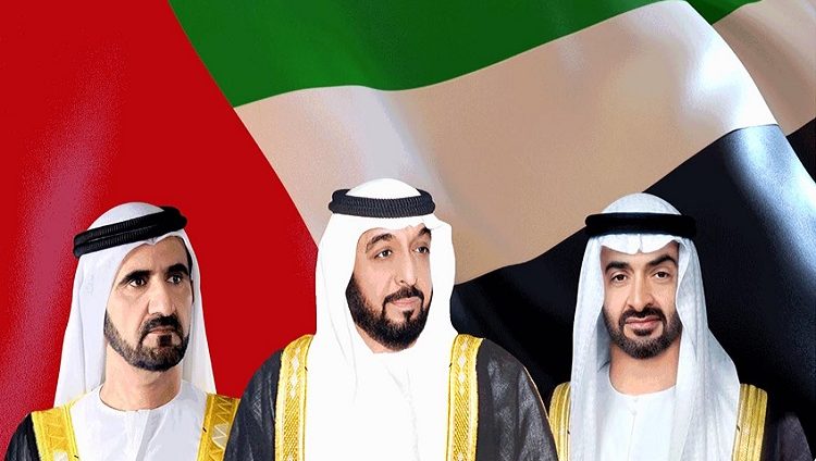 رئيس الدولة ونائبه ومحمد بن زايد يتلقون برقيات تهنئة بالعام الميلادي الجديد