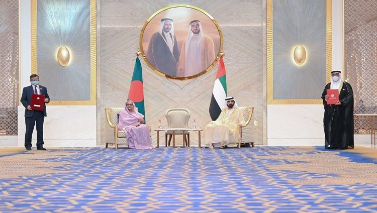 محمد بن راشد يستقبل رئيسة وزراء بنغلاديش في إكسبو 2020 دبي