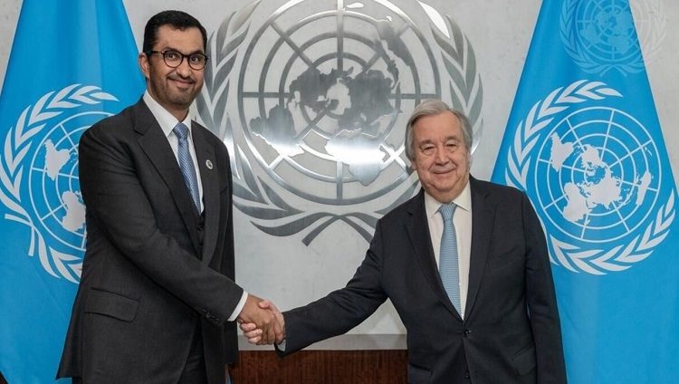سلطان الجابر يلتقي الأمين العام للأمم المتحدة وشركائها بشأن رفع تطلعات العمل المناخي