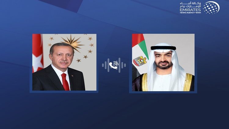 رئيس الدولة يجري اتصالا هاتفيا مع الرئيس التركي