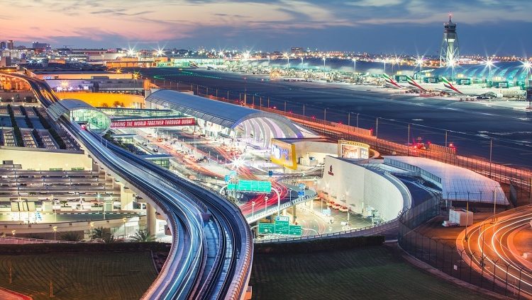 مطار دبي الدولي يتصدر المطارات العالمية في السعة المقعدية