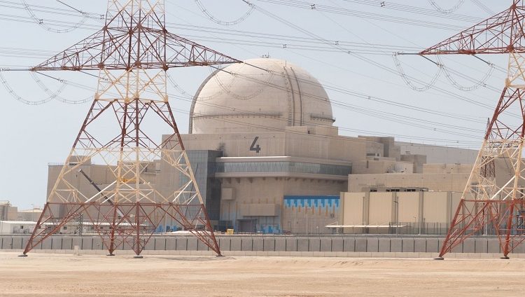 «الإمارات للطاقة النووية» تعلن إتمام تحميل الوقود في المحطة الرابعة ببراكة